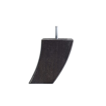 Curved Wooden Foot 44mm x 80mm x 120mm - Image 2