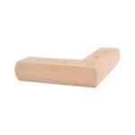 L Shape Wooden Feet