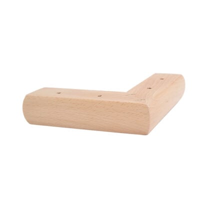 Wooden Corner Foot 165mm x 165mm x 38mm - Image 2