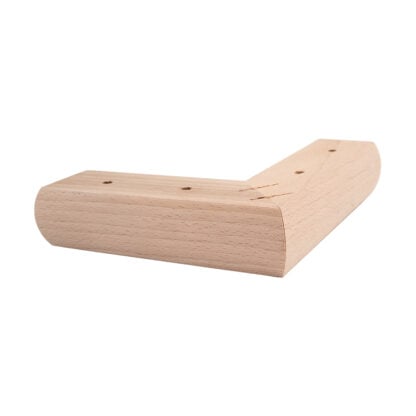 Wooden Corner Foot 165mm x 165mm x 38mm - Image 4