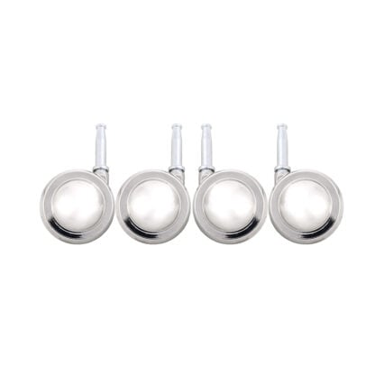Chrome Kenrick 50mm Shepherd Castors