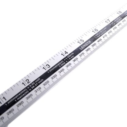 Aluminum 1 metre rule dual marked - Image 2