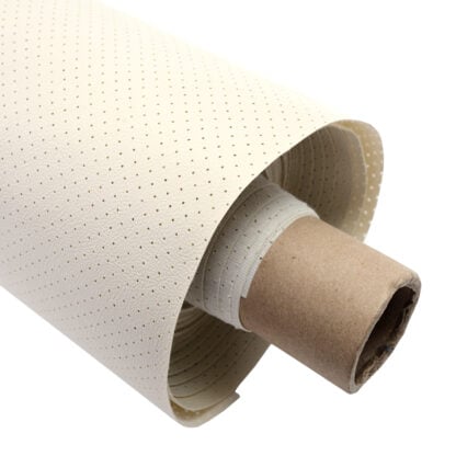PVC Perforated Headlining Cream (per mtr)