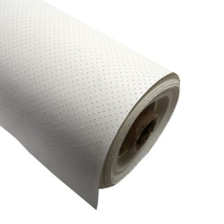 PVC Perforated Headlining White (per mtr)