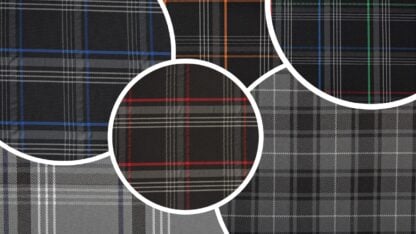 Foam Backed VW Golf Style Seat Fabric 150cm Wide (Per mtr)
