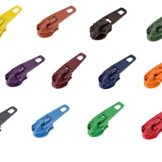 No.3  Coloured Auto-Lock Sliders (bag of 50)