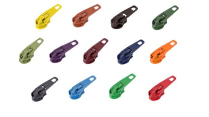 No.3  Coloured Auto-Lock Sliders (bag of 50)