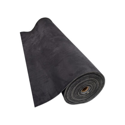 Black SuedeTrim Foam Backed Faux Suede (per mtr) - Image 2