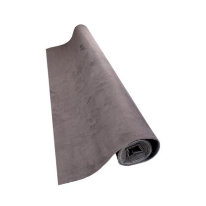 Charcoal SuedeTrim Foam Backed Faux Suede (per mtr) - Image 2