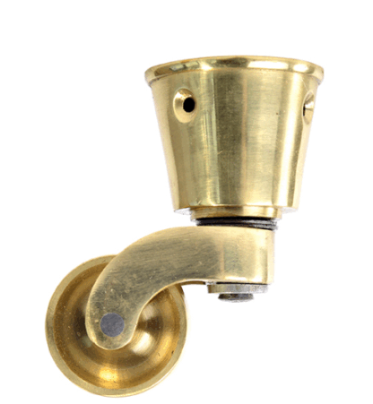 Click to enlarge 25mm (1”) Brass Cup Castor
