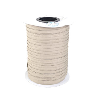 Beige continuous zip