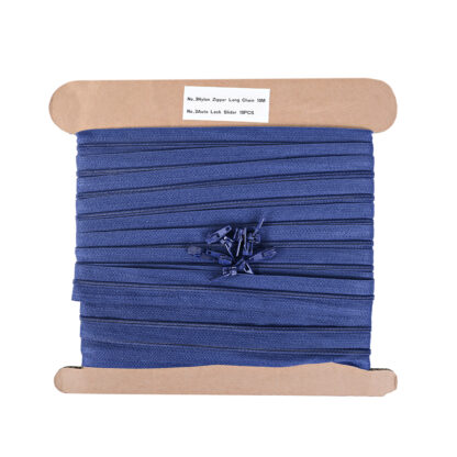 No.3 Navy continuous zip