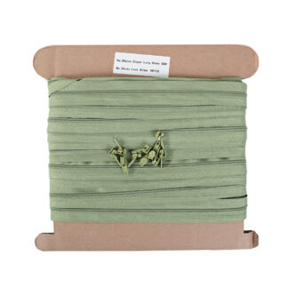 No.3 Olive Green continuous zip