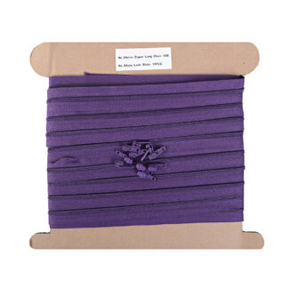No.3 Purple continuous zip
