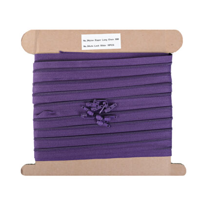 No.3 Purple continuous zip