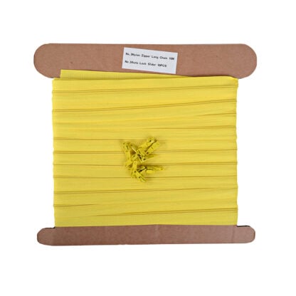 No.3 Yellow continuous zip