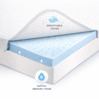 GelFlex Memory Foam Topper