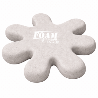 Custom shape natural latex foam cut to size from drawing or template