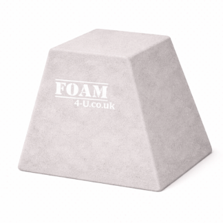Equal sided taper natural latex foam cut to size for wedges and support